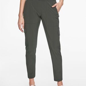 Athleta Chelsea Cargo Pant Olive Green 8